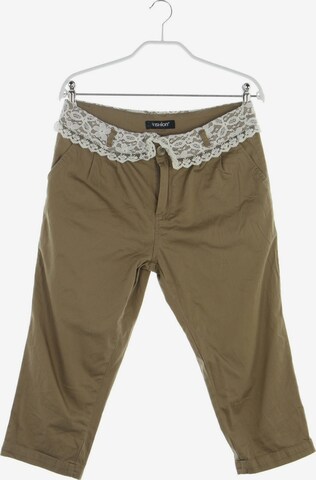 YISHION Pants in M in Brown: front