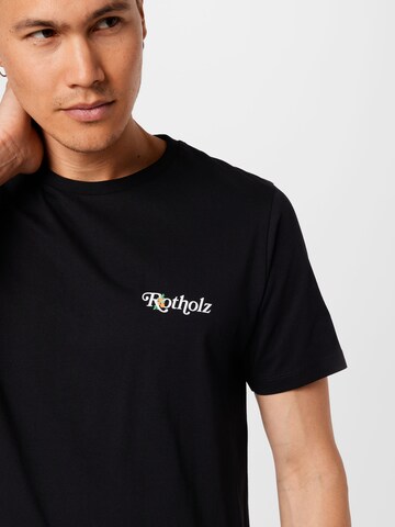 T-Shirt Rotholz en noir