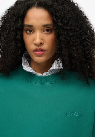 Sweat-shirt Superdry en vert