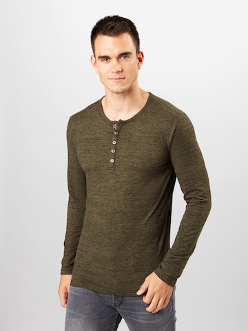 Key Largo Regular fit Shirt 'Nils' in Groen: voorkant