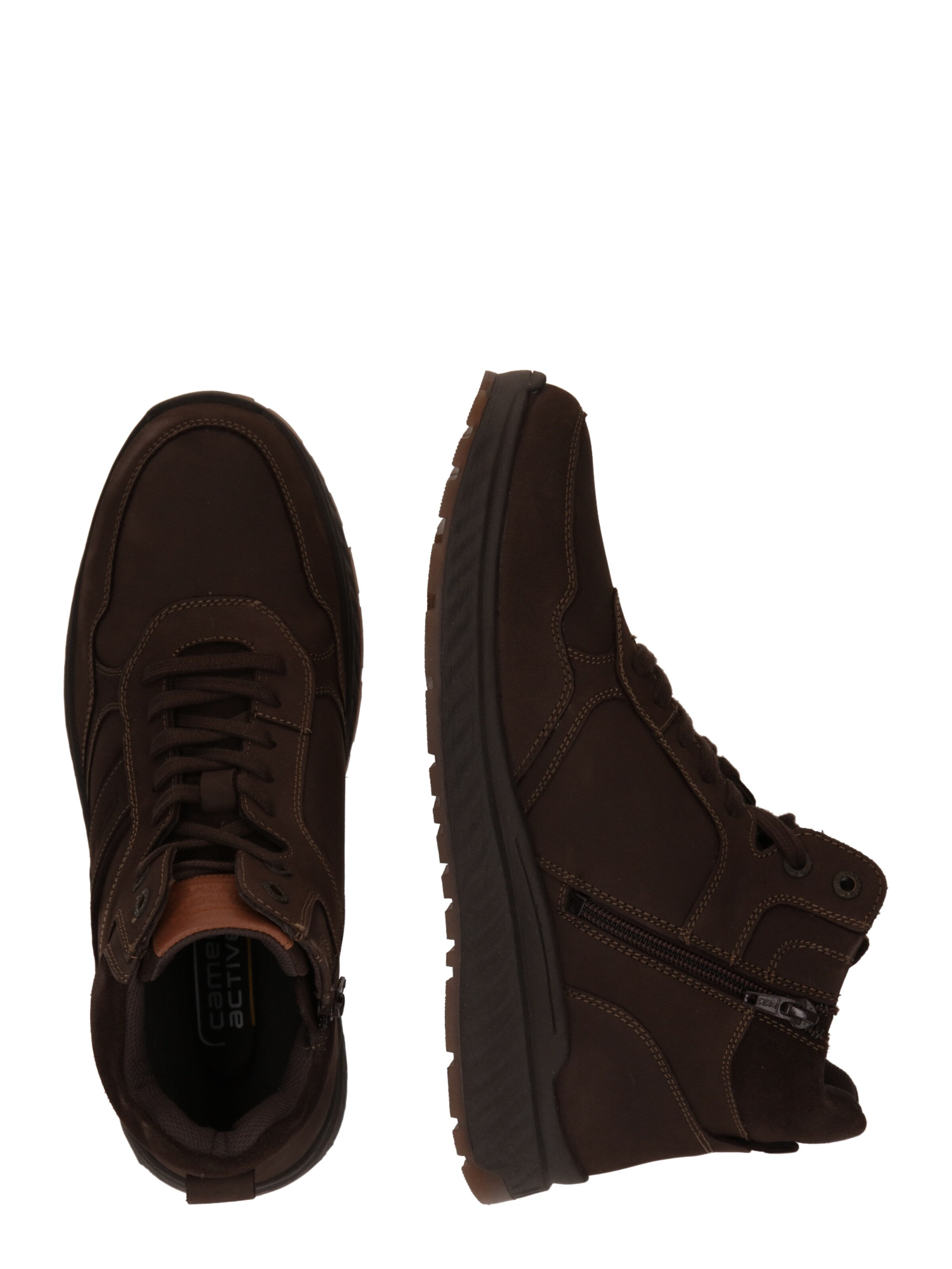 CAMEL ACTIVE Кроссовки на платформе 'WOOD' в Коричневый