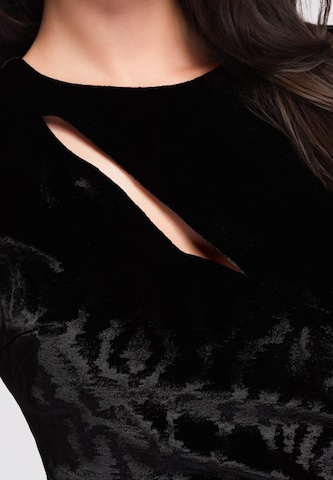 Robe de soirée Ombre en noir