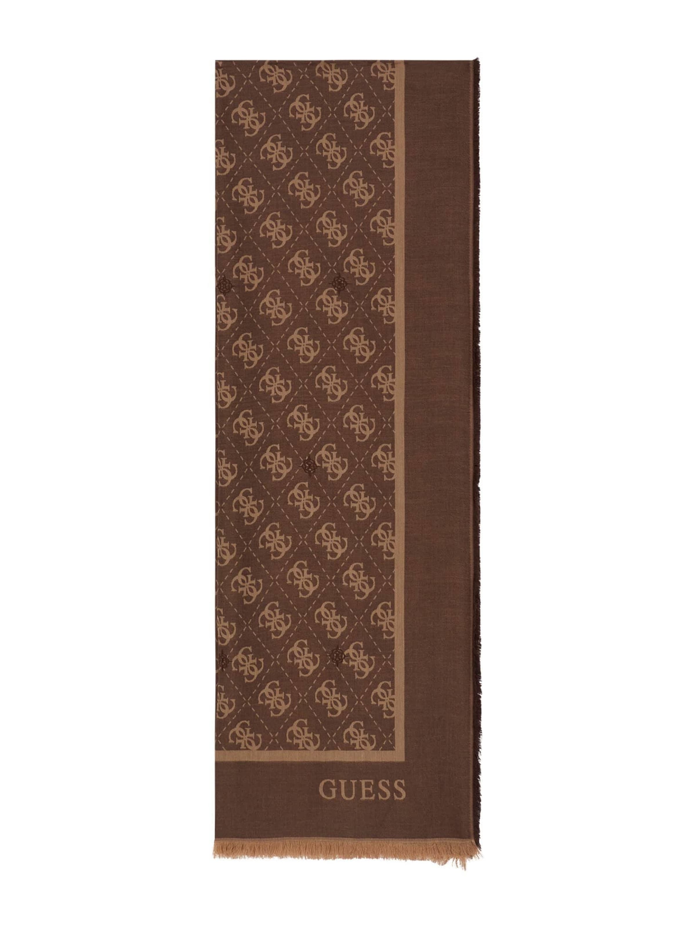 GUESS Tuch in Braun: Vorderseite