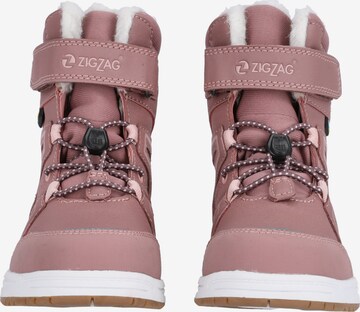 ZigZag Snow Boots 'Rincet' in Pink