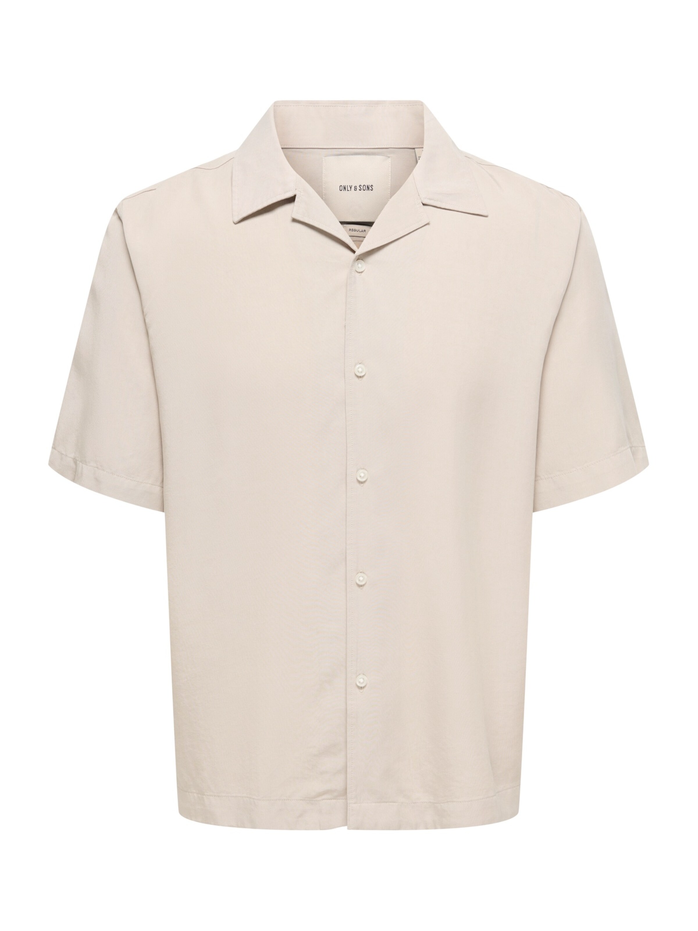 Only & Sons Средняя посадка Рубашка 'ONSPERU' в Серый: спереди