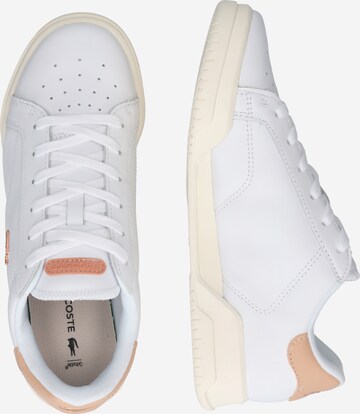 Sneaker low 'TWIN SERVE' de la LACOSTE pe alb