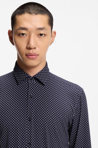 HUGO Regular Fit Hemd in Blau