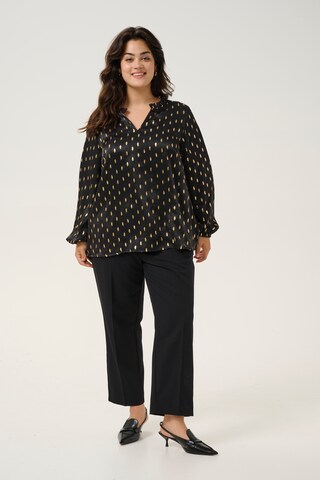 KAFFE CURVE Bluza 'Sofia' | črna barva