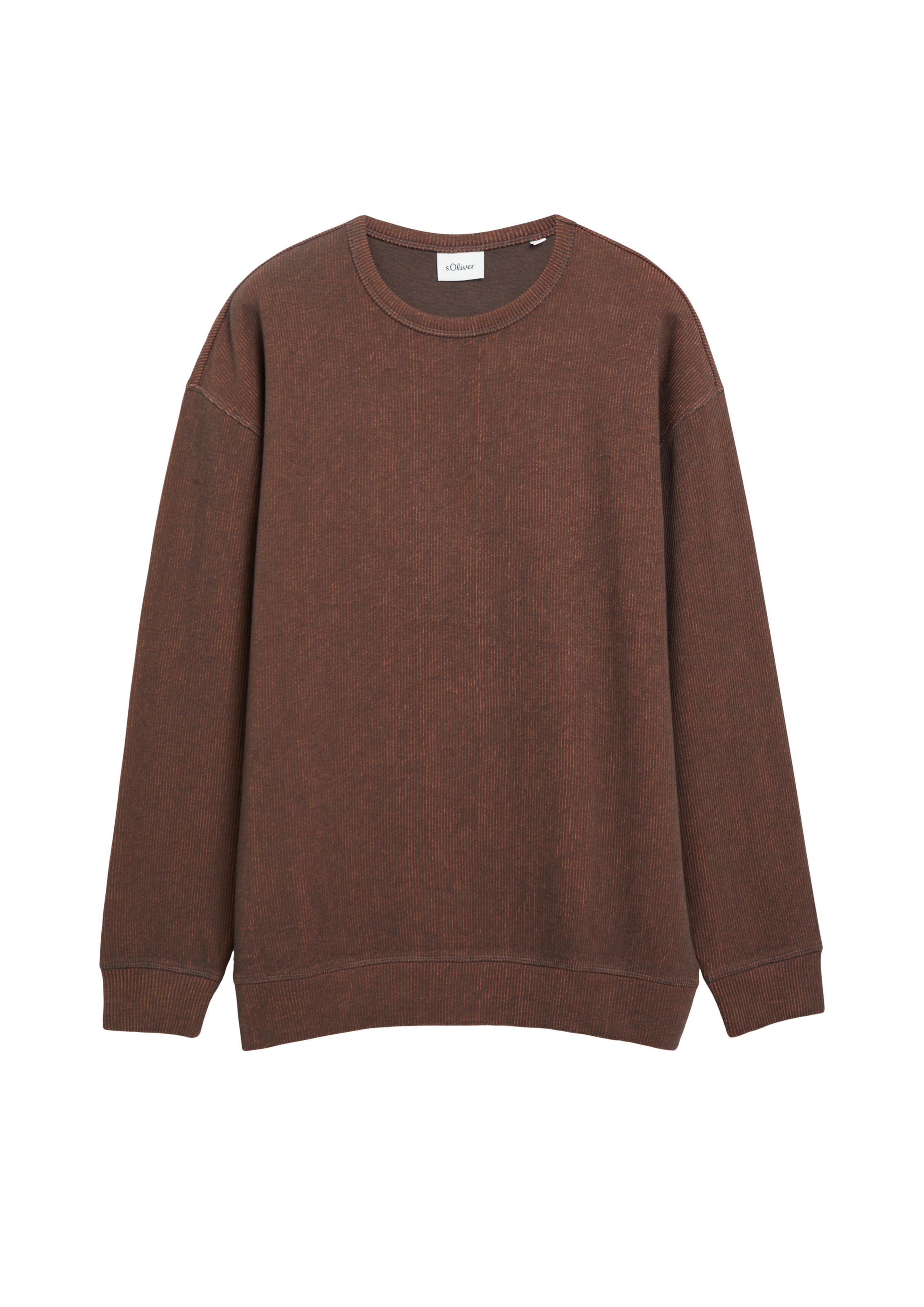 s.Oliver Sweatshirt in Brown: front