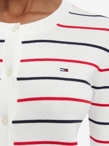 Tommy Jeans - Cárdigan 'TJW ESSENTIAL CREW N DW0DW20976' en blanco