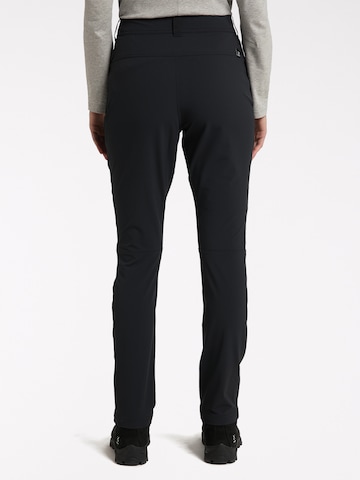 Haglöfs Slim fit Outdoor Pants 'Morän' in Black