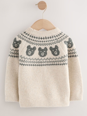 Next Sweater 'Fairisle' in Beige