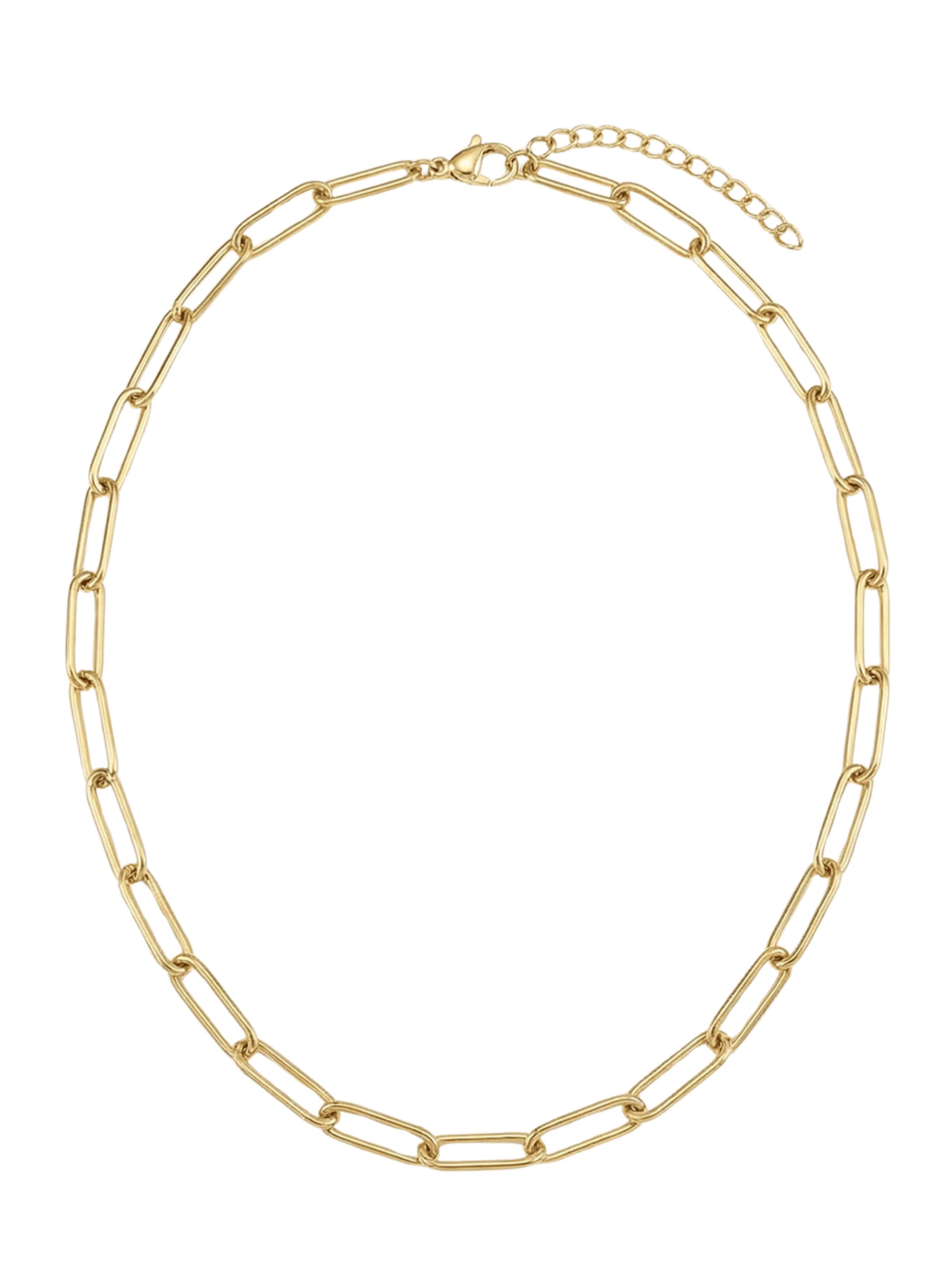 lePelou Kette 'LINKA'‌‌‌ in Gold: Vorderseite