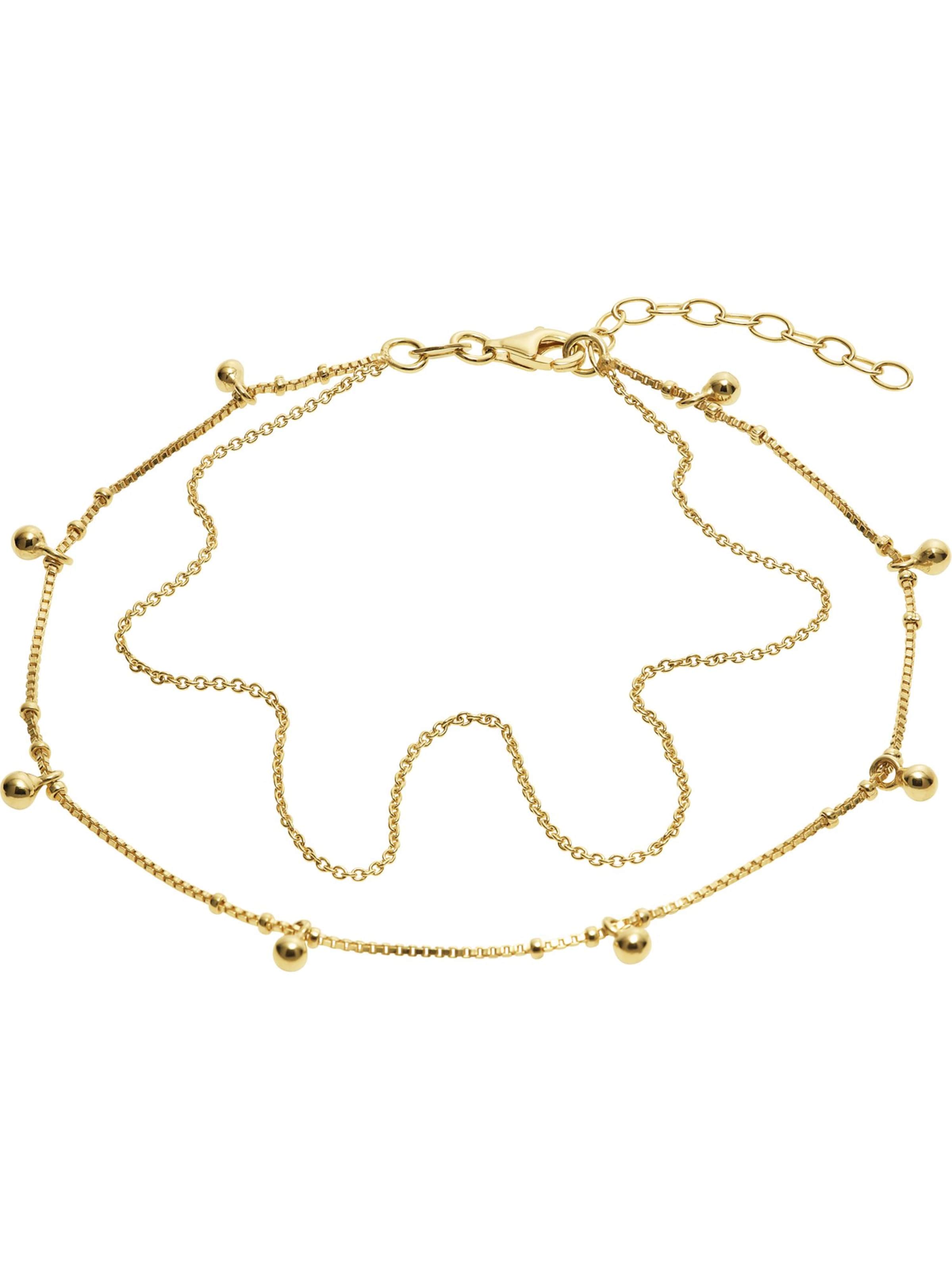 FAVS Fußschmuck in Gold: Vorderseite