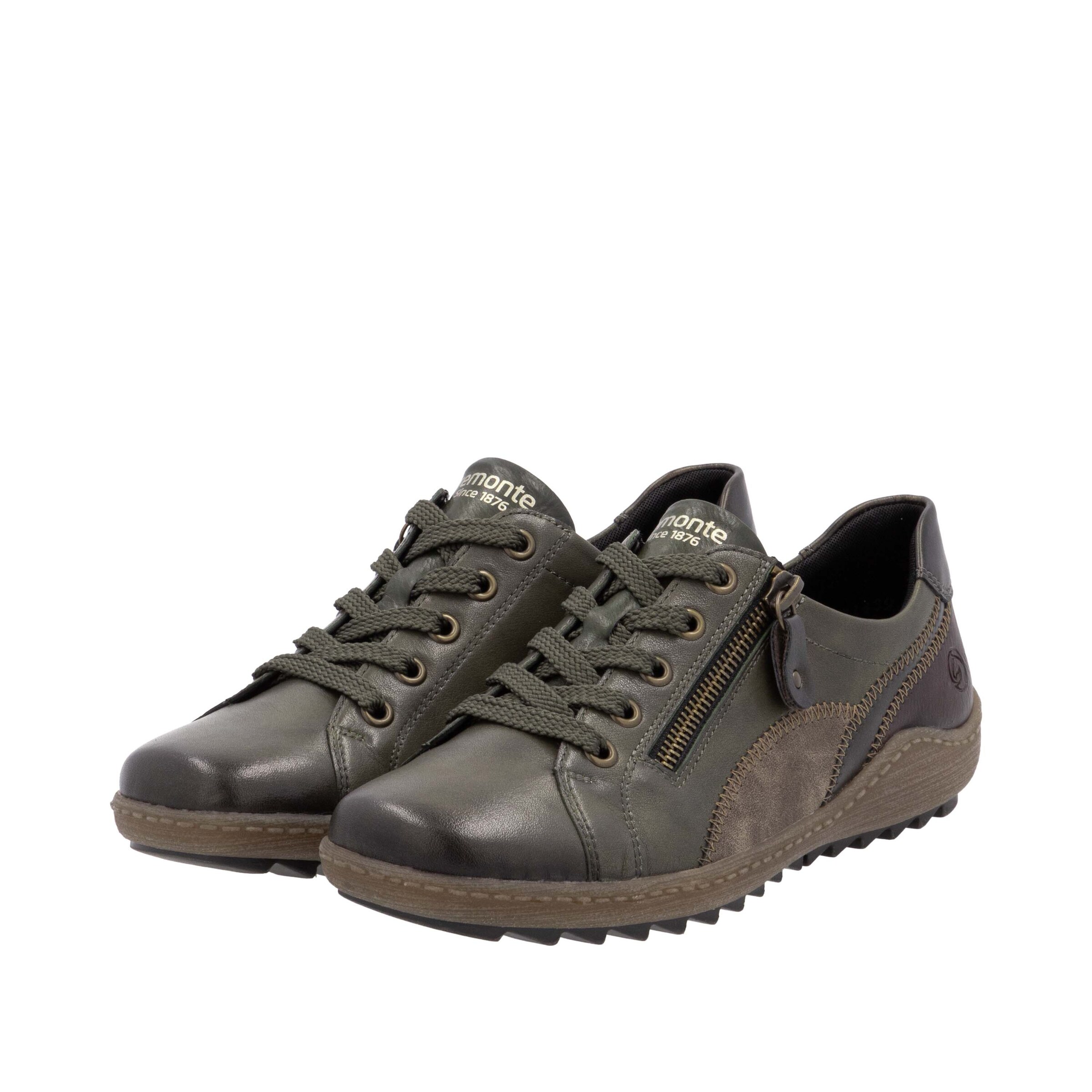 REMONTE Schnürschuh in Grün