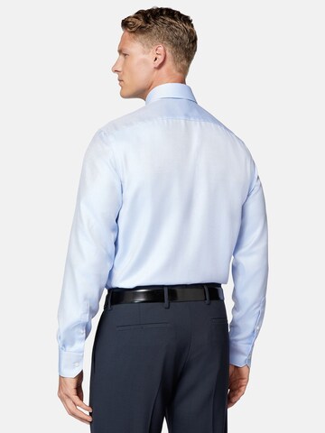 Boggi Milano Slim Fit Hemd in Blau
