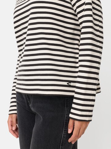 CAMEL ACTIVE Sweatshirt aus einem Baumwollmix in Schwarz