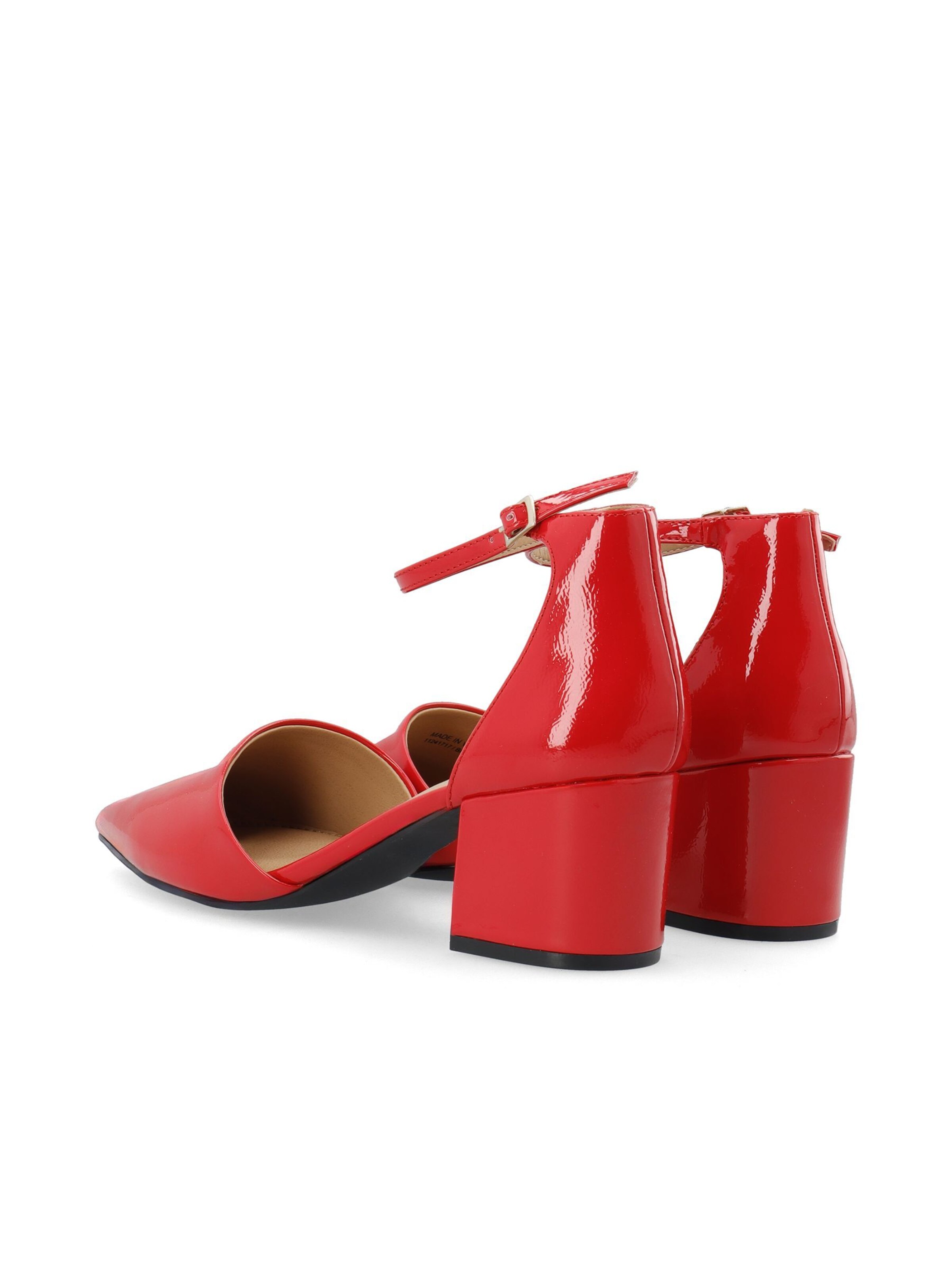 Bianco Pumps 'DEVIDED' in Red