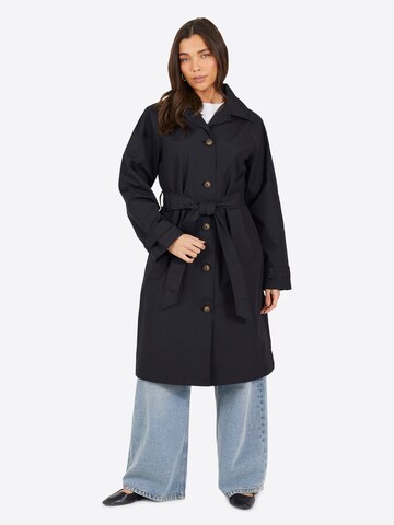 Cappotto di mezza stagione di BRAVE SOUL in nero: frontale