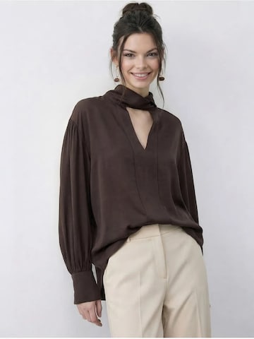 Chemisier Bianco Lucci en marron