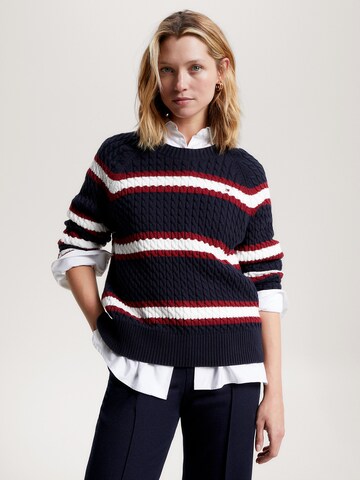 Pull-over TOMMY HILFIGER en bleu : devant