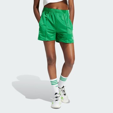 ADIDAS ORIGINALS Loose fit Pants 'Firebird' in Green: front