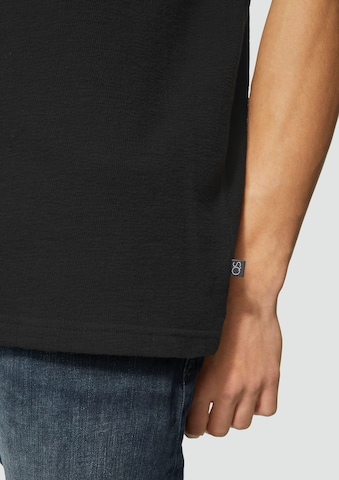 QS T-Shirt in Schwarz