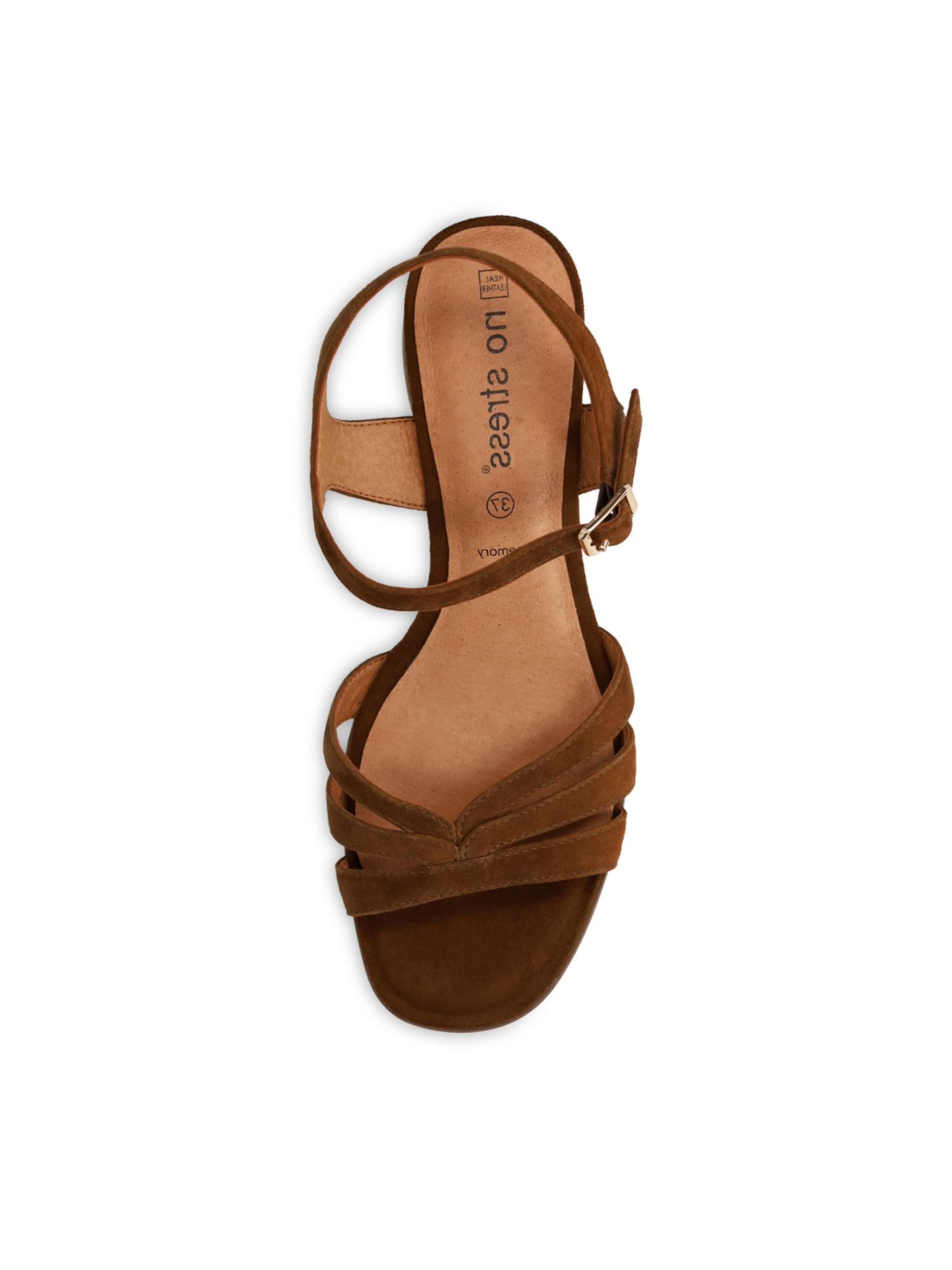 Sandales no stress en marron