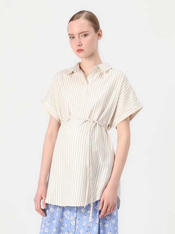 bēšs Only Maternity Blūze 'OLMKALANI': no priekšpuses