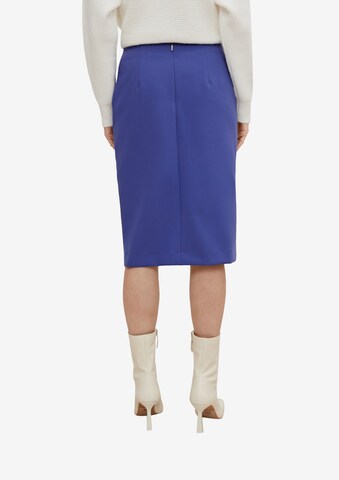 COMMA Skirt 'Dobby' in Blue: back