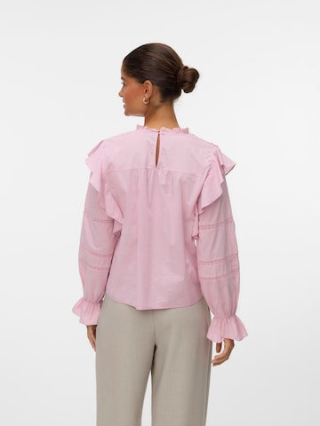 VERO MODA Blouse 'VMAdina' in Pink