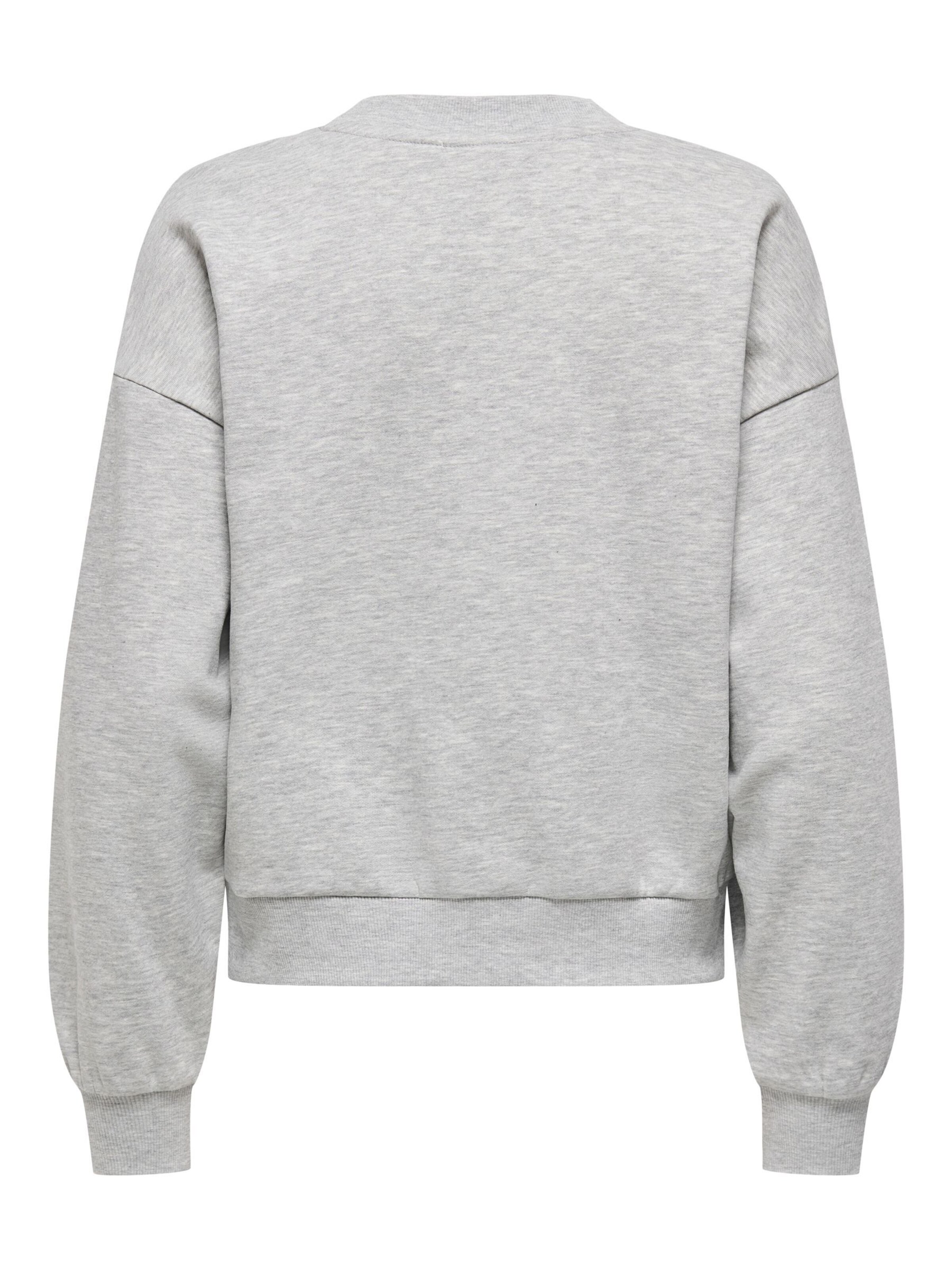 ONLY Sweatshirt 'ONLJo' in Grau