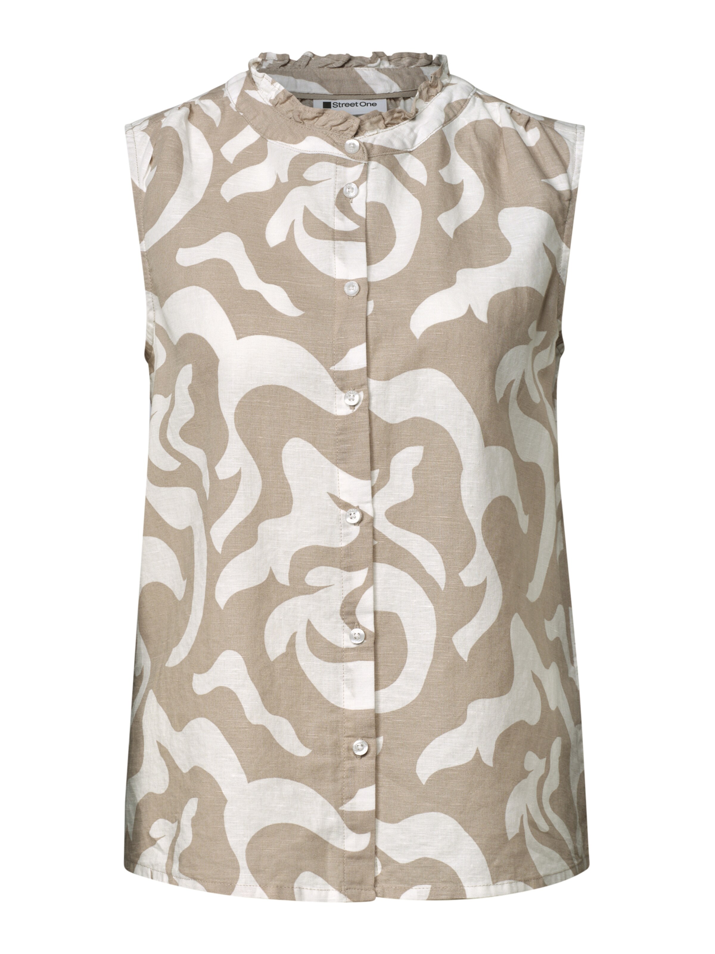 STREET ONE Bluse in Beige: Vorderseite