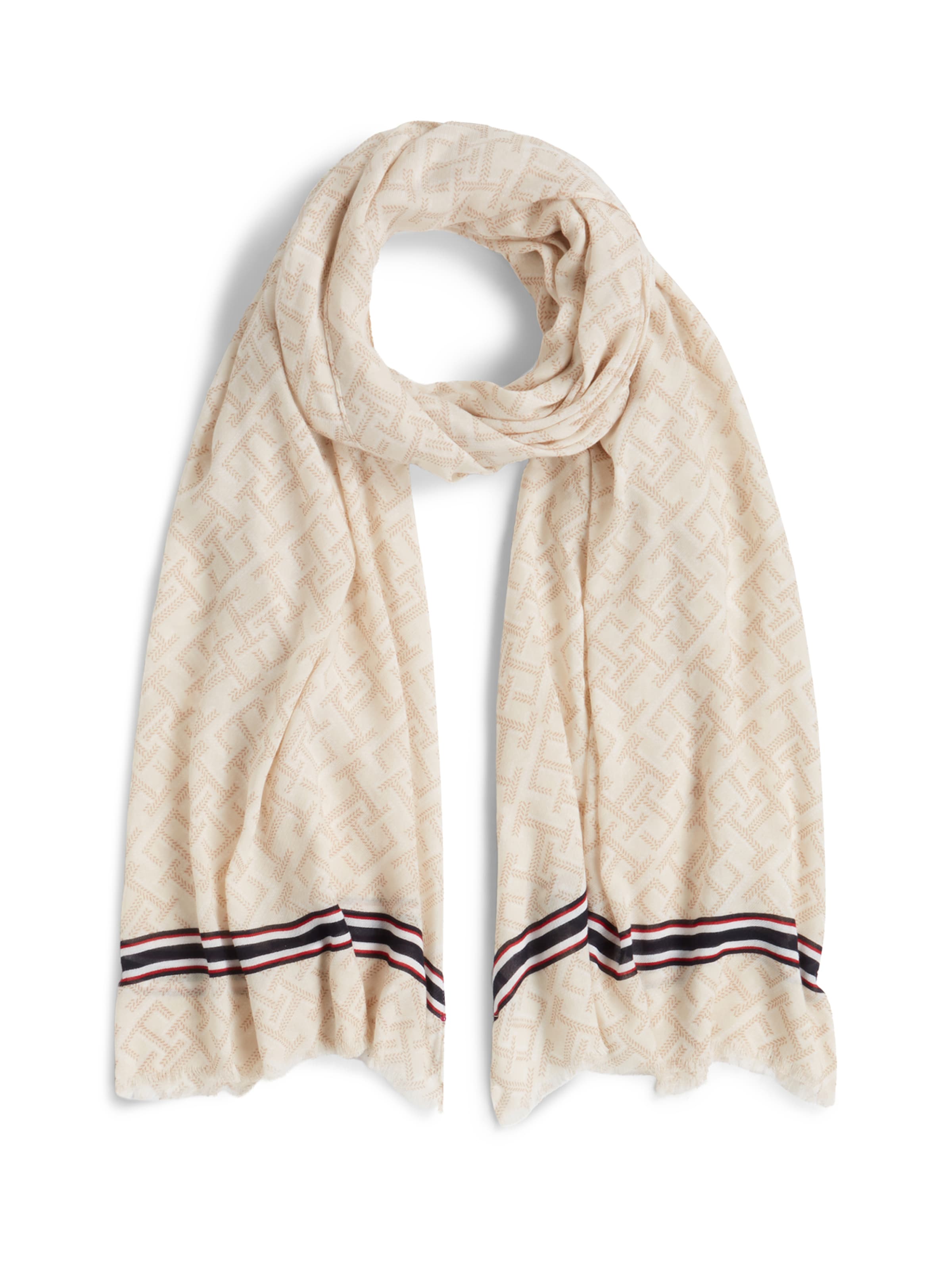 TOMMY HILFIGER Schal in Beige: Vorderseite