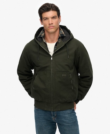 Superdry Tussenjas 'Surplus' in Groen: voorkant