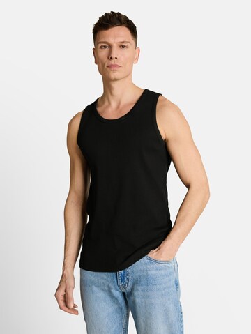 TOM TAILOR DENIM Shirt in Zwart: voorkant