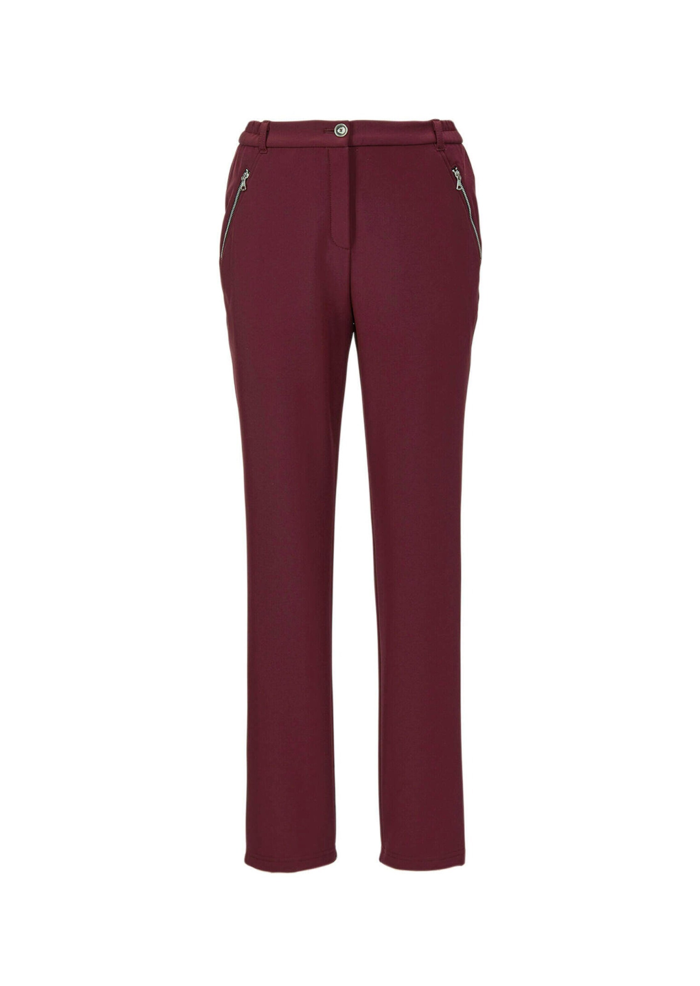 Goldner Regular Broek 'CARLA' in Lila: voorkant