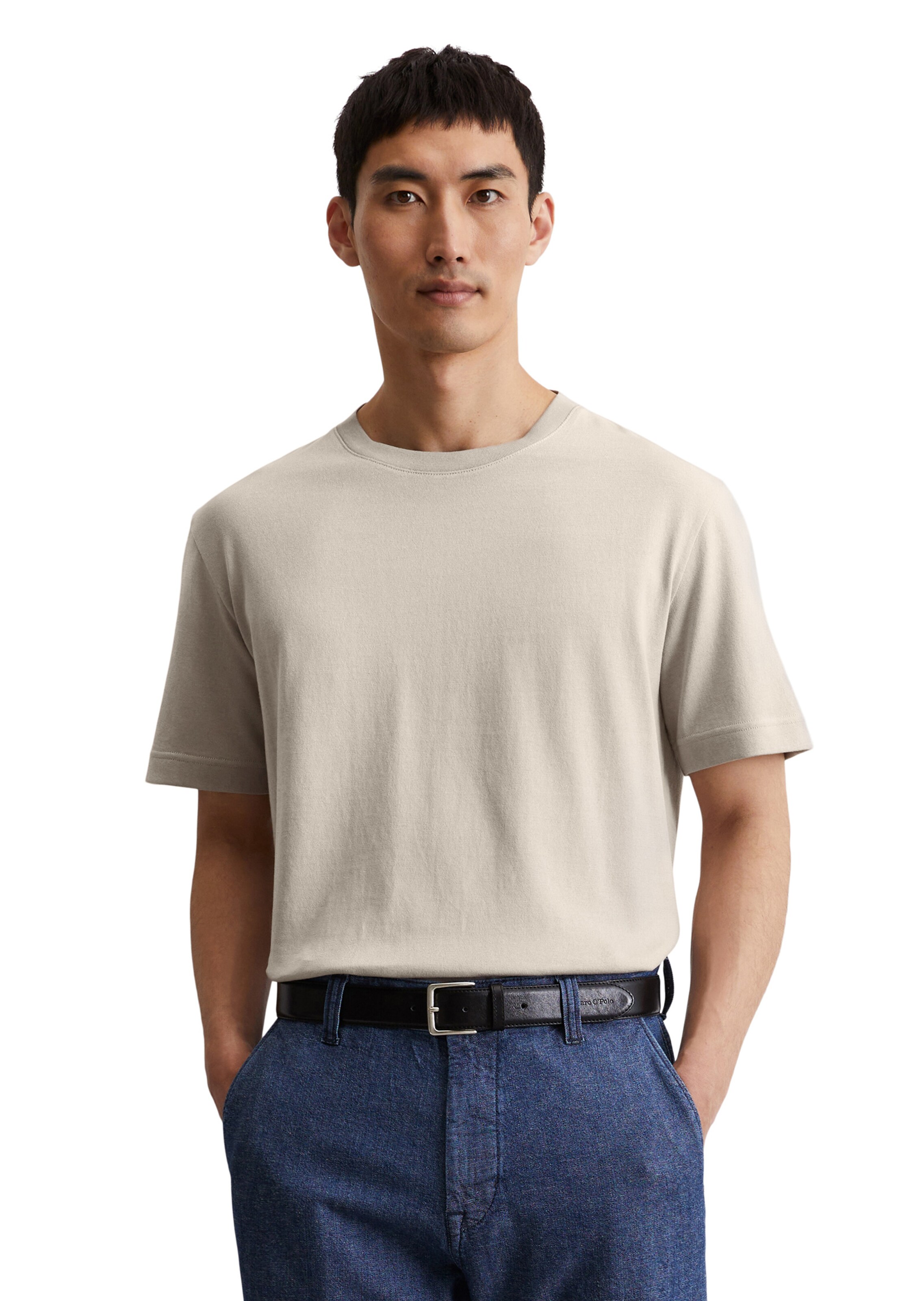 T-Shirt Marc O'Polo en gris : devant