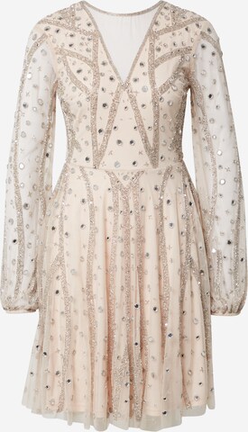 Frock and Frill Kleid in Beige: front