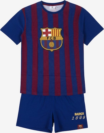 Pyjama 'FC Barcelona Kinder Sommer Schlafanzug Shorty' Cerdá en bleu : devant