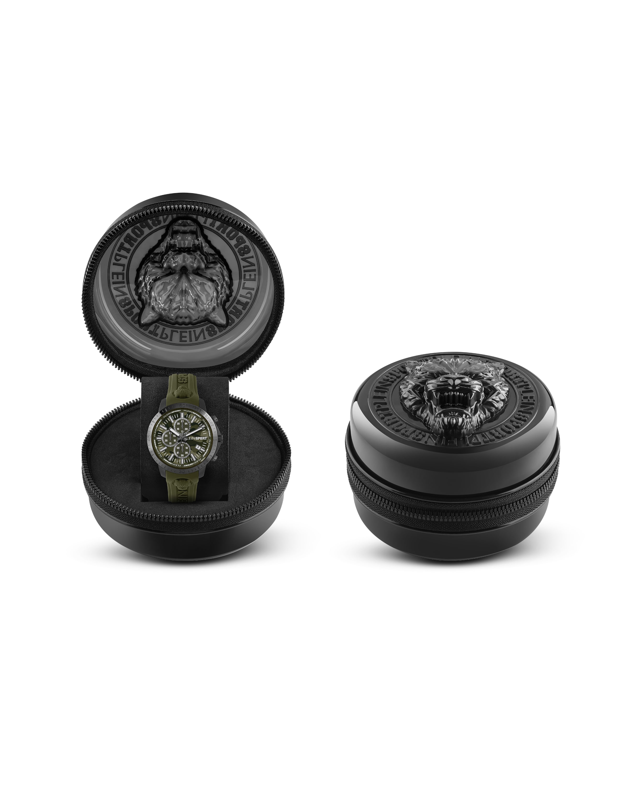 Plein Sport - Relógios analógicos 'Gain' em preto