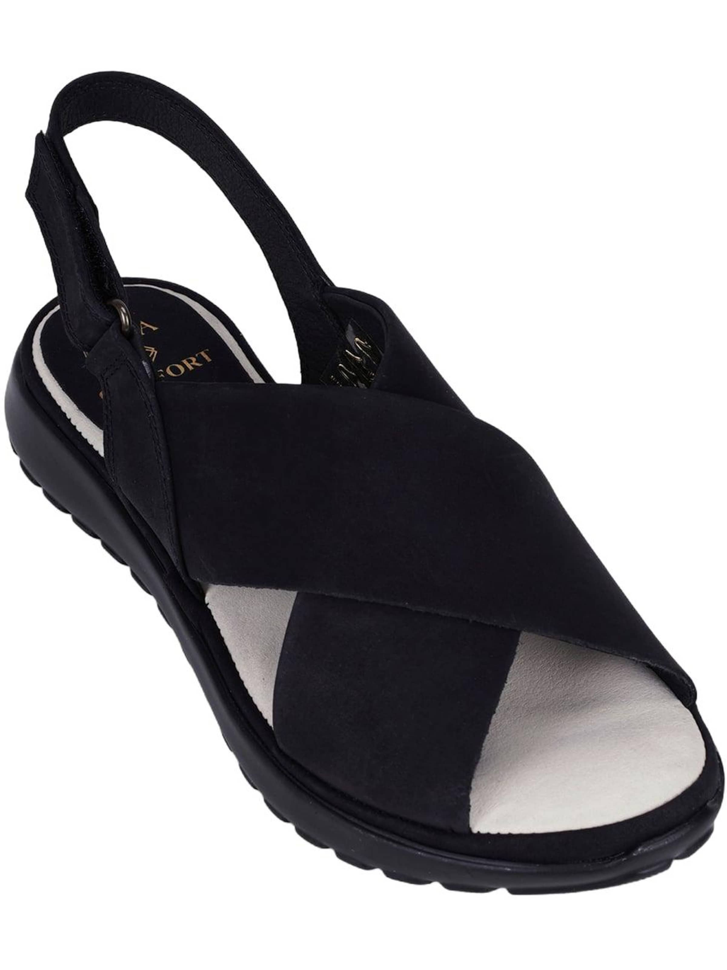 Desa Sandals in Black