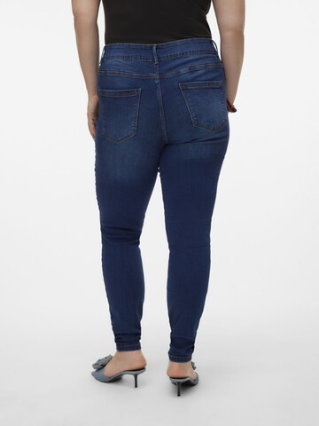 Vero Moda Curve Skinny Jeans 'SOPHIA' in Blau