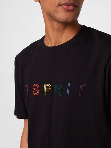 ESPRIT T-Shirt in Schwarz