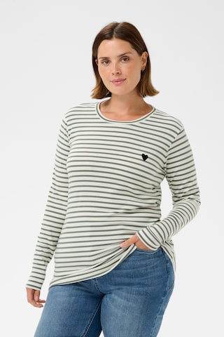 Maglietta 'KClia' di KAFFE CURVE in bianco: frontale