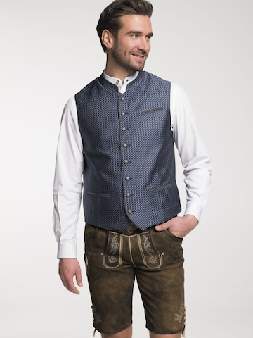 SPIETH & WENSKY Traditional Vest 'TG Deando' in Blue: front