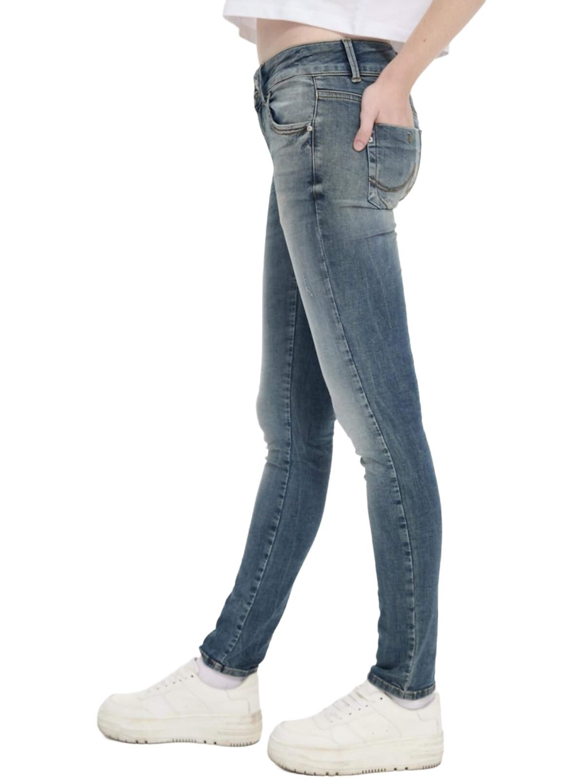 LTB Jeans Skinny Jeans 'LTB Jeans Molly M Mid Waist Skinny Leg Jeanshose' in Blauw