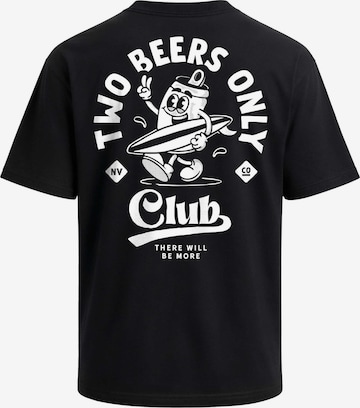 Neverless Shirt 'Two Beers only' in Black: front
