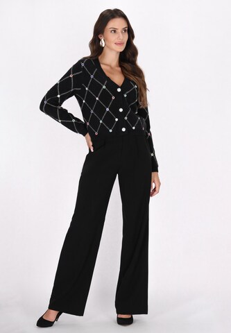 faina Knit cardigan in Black