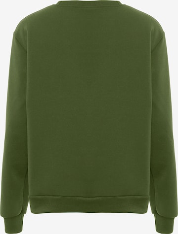 FUMO Μπλούζα φούτερ σε πράσινο